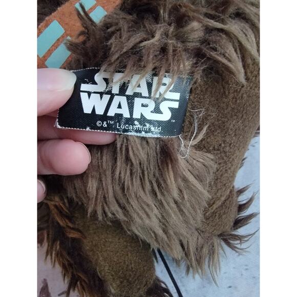 Star Wars Chewbacca w/Porg Stuffed Animal Plush 12inch - Picture 8 of 8